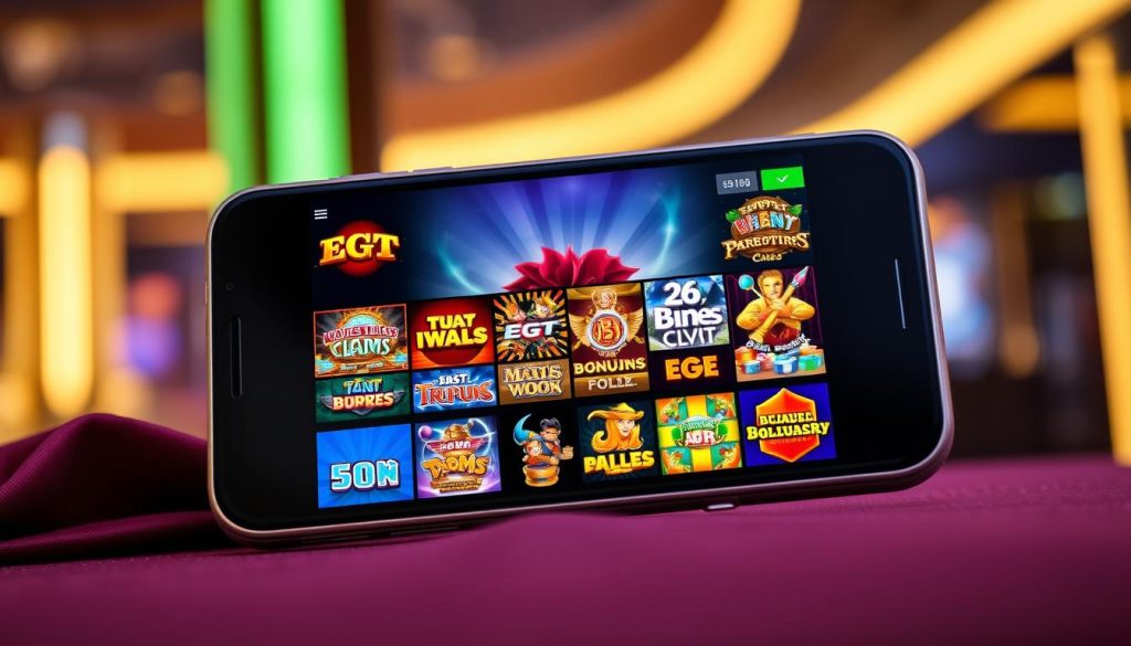 jocuri EGT pe dispozitive mobile